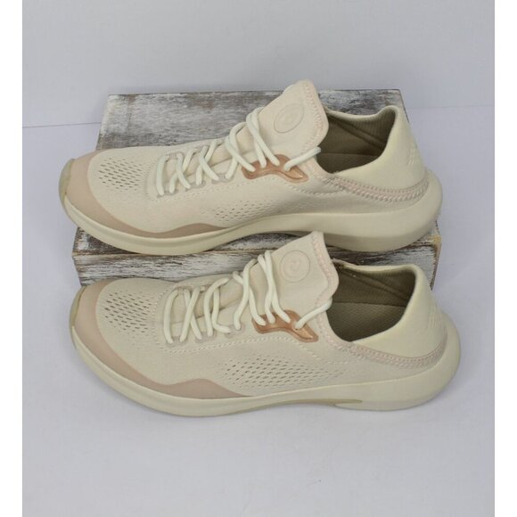 OluKai KAHOLO Slip On Shoes Womens Size 9.5 Beige Canvas Loafers Boat Shoes NWOB - Picture 4 of 12